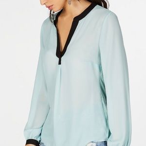 I.N.C Split - Neck Top Small